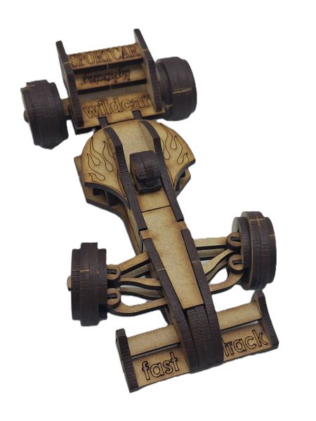 Formula 1 F1 Race car Vehicle Car 3D Puzzle Wooden 3D Model kit
