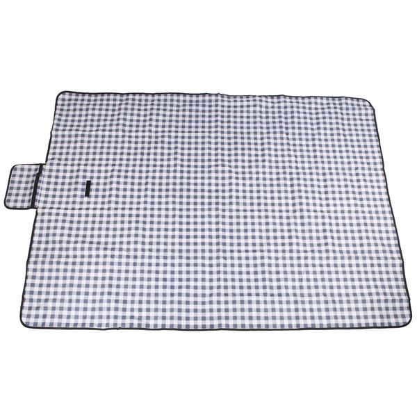 Oxford Cloth Picnic Mat (Blue/White)