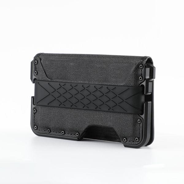 Tactical Minimalist Slim RFID-Blocking Metal Card Holder Pop Up Wallet