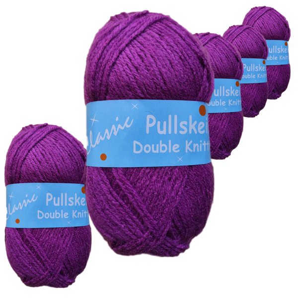 Blue Label - Classic Pullskein Double Knit Wool Yarn 500g Pack(5 x 100g)