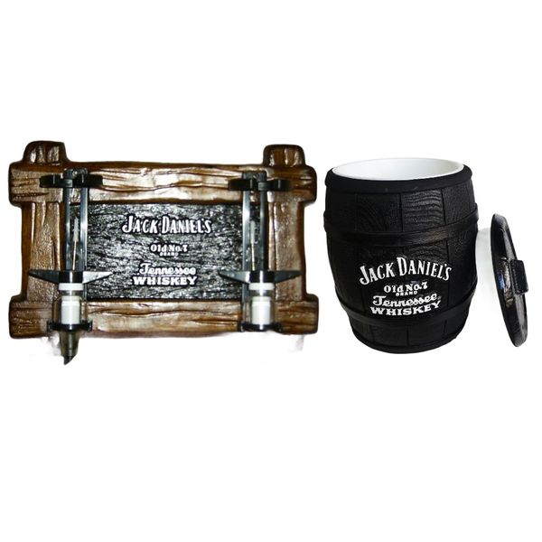 Jack Daniels 2 in 1 combo (2 optic liquid dispenser + ice bucket)