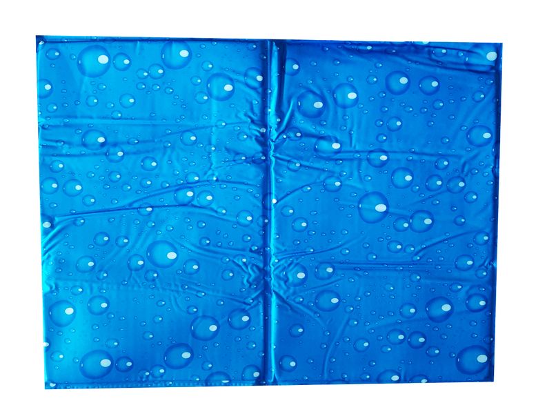 Pet Cool mat - Blue water drops
