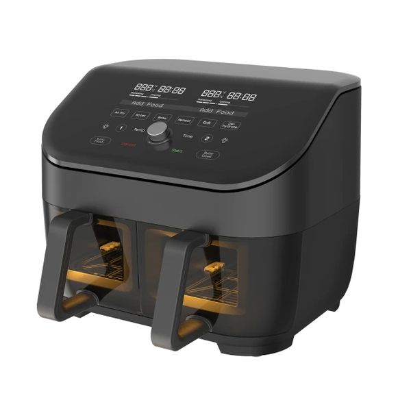Instant Vortex Plus 8-In-1 Dual Airfryer With Clear Cook Windows (7.6L)