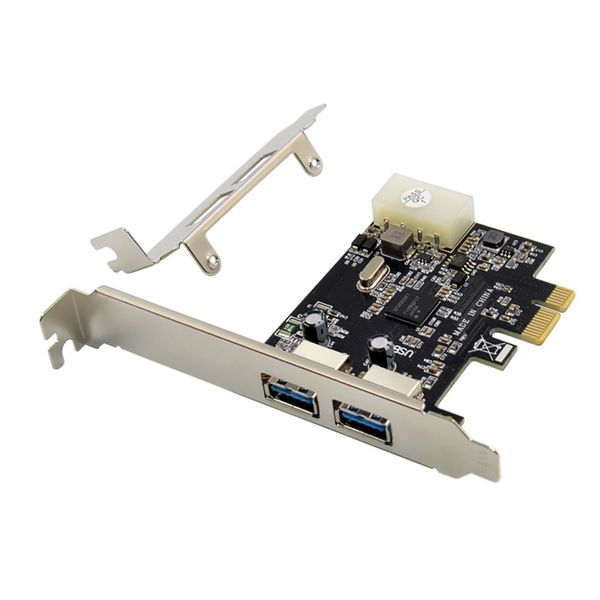 Nec720200 Pci-E X1 Riser Card Dual Port Usb 3.0 Expansion Card 5G