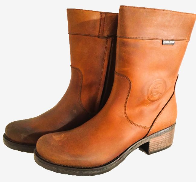 Gianni Falco Brown Leather Ayda 2 Boots Ladies