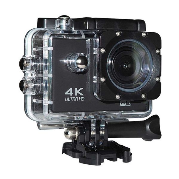 ULTRA HD 4K WiFi Waterproof Sports Action Camera - Black
