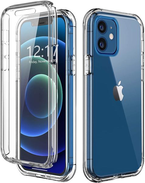 Transparent Shockproof Back Cover- iPhone 12/12 Pro