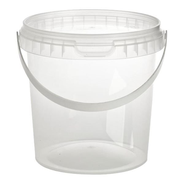 2.5 Litre Tamper-Proof Tubs with Lids &amp; Handles - Pack of 25