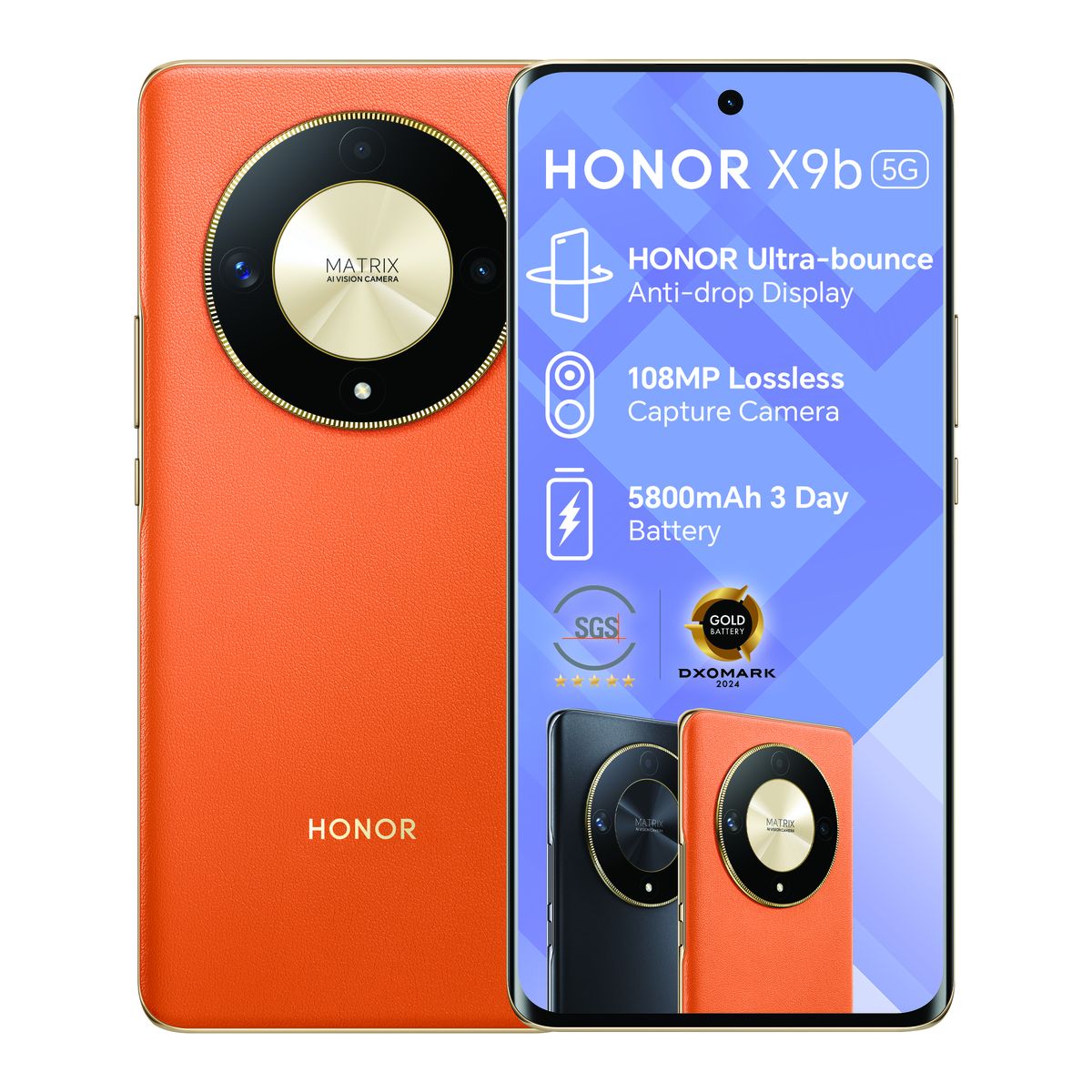 Honor X9b 256GB 5G Dual Sim - Sunrise Orange | Shop Today. Get it ...