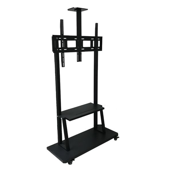 60''- 100'' Mobile Floor TV Mount Stand with Wheels TGS-058-3