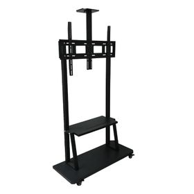 60''- 100'' Mobile Floor TV Mount Stand with Wheels -XF0645 | Shop ...