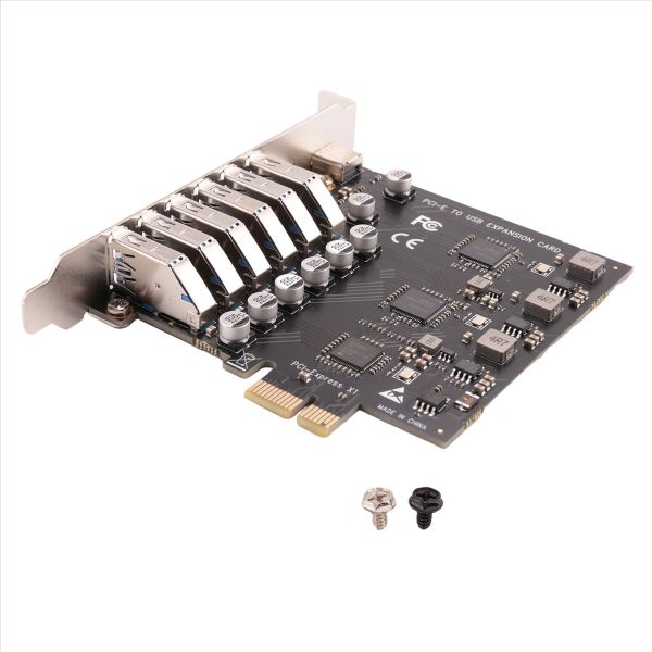 Ssu Pcie To Usb 3 2 Gen 2 Card 8-Port (6X Type-A+2X Type-C) Converter
