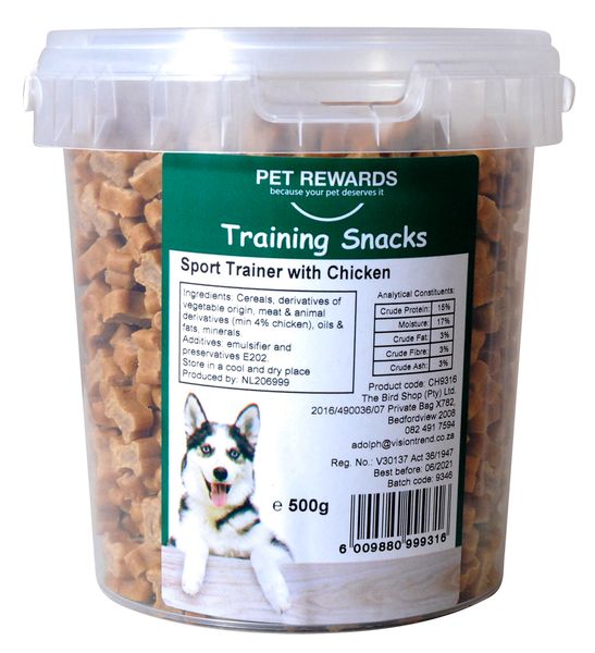 Dog Treats - Sport Training Snacks - Chicken Flavour - 500g