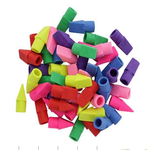 50 Pcs Pencil Top Erasers, Pencil Cap Erasers, Eraser Toppers