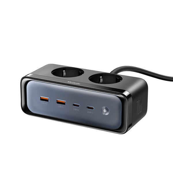 Mcdodo 70W GaN Power Strip 6-in-1 Charger with Surge Protection Plug USB-C