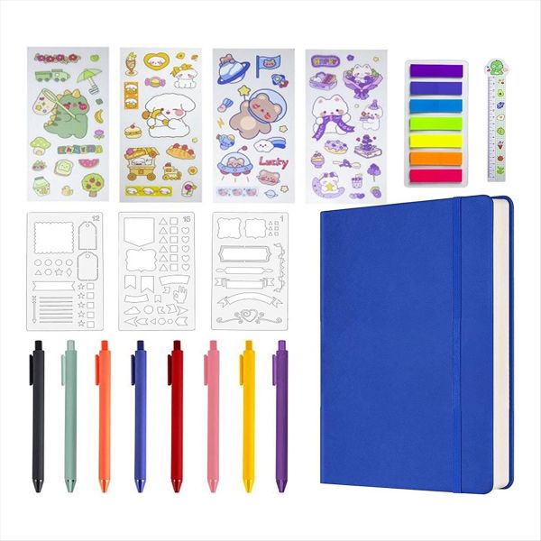 Hardcover Notebook Set Supplies Planner Daily Stationary A
