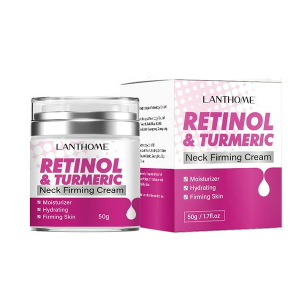Lanthome Retinol And Turmeric Neck Firming Cream For Wrinkles And Fine Line