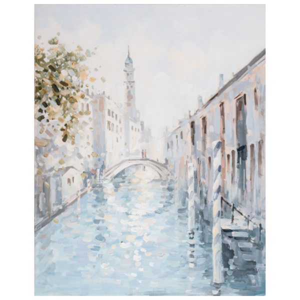 Painted Canvas - Street Scene - Venice - 800mmx1000mm
