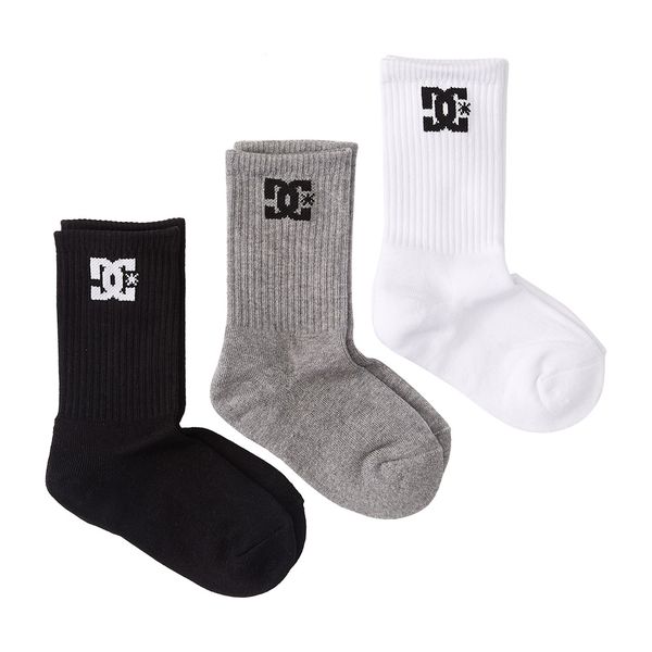 DC Mens Crew Socks 3 Pk - Assorted