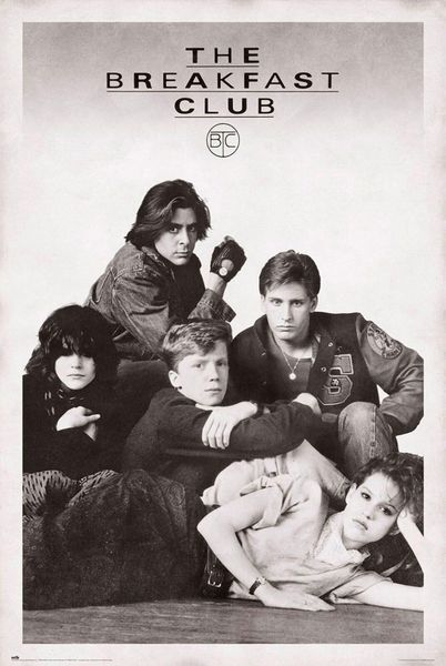 The Breakfast Club (Black &amp; White) Poster