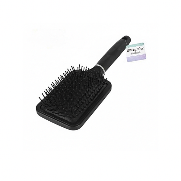 Stylish Black Paddle Daily Hair Brush 24.5cm