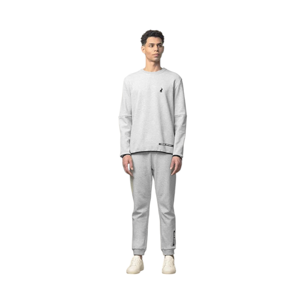 Polo Mens Sport Tracksuit Set - Grey Melange