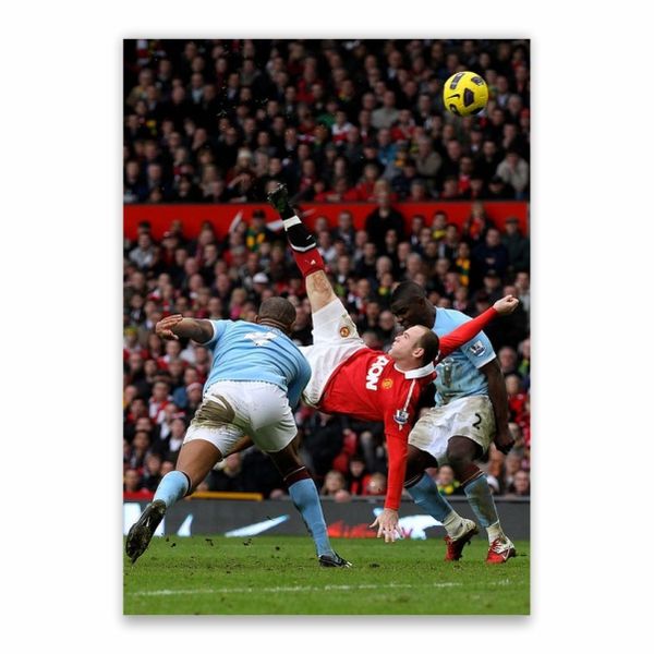 Rooney Bicycle Kick Poster - A1
