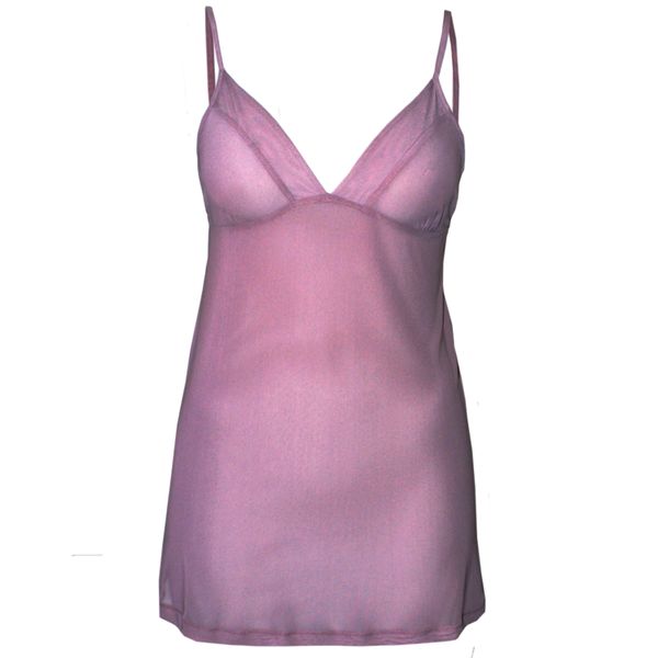 Babydoll Camisole in Dusty Pink Mesh