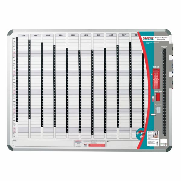 Parrot - Magnetic Year Planner(1500mm x 1200mm)