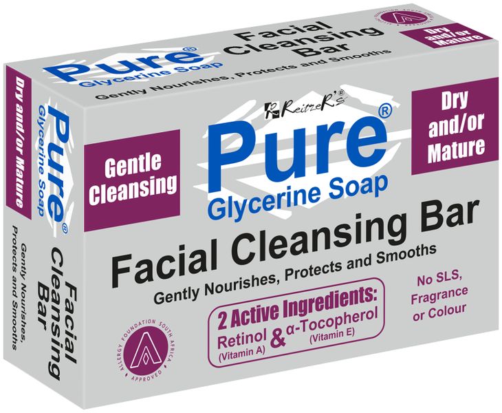 Pure Facial Cleansing Soap Bar for Dry and/or Mature Skin