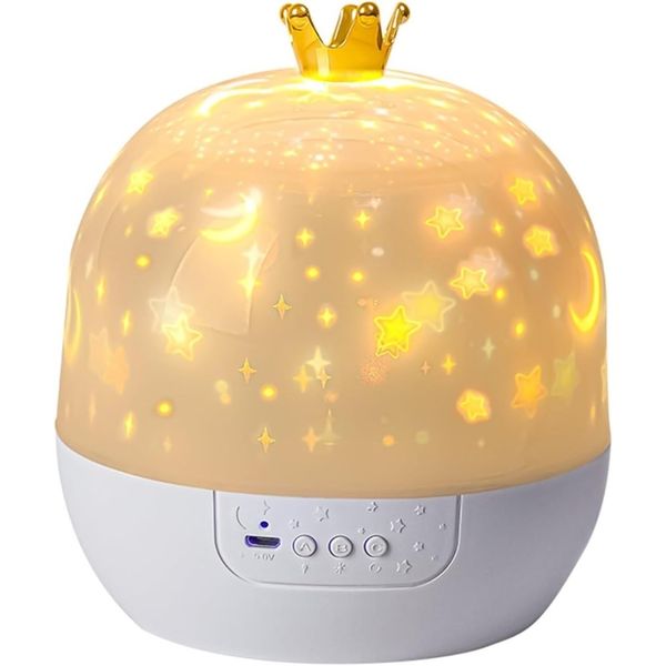 Star Light Music Projection Lamp Music Box Rotating Star Light Atmosphere