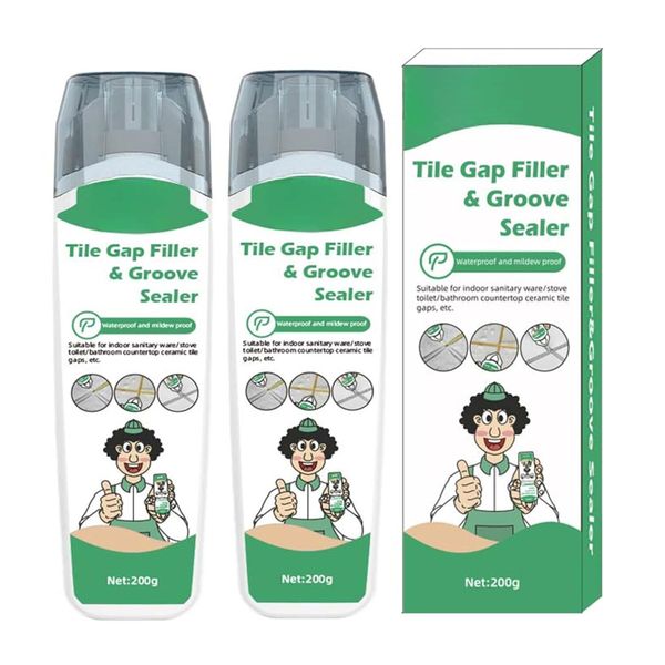 Waterproof Tile Grout Filler and Sealer Pen 2 Pack