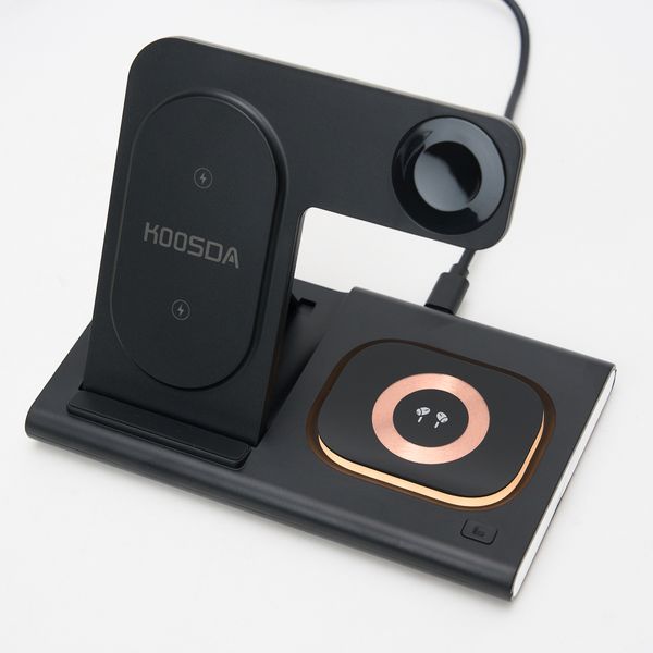 KOOSDA KSD-W04 4-in-1 Foldable Magnetic Charging Station - 15W