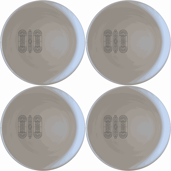 Ndebele Pattern Design Bowl Set of 4 - Range 2