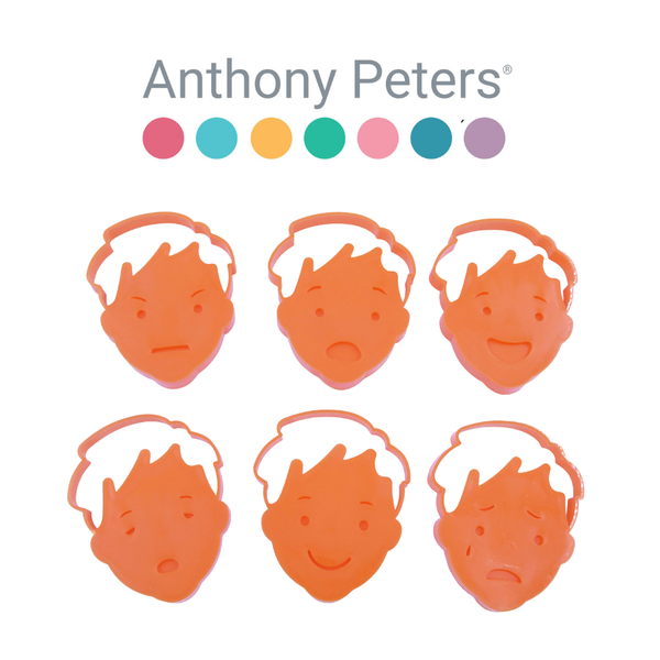 Anthony Peters - Emotions Dough Cutters &amp; Stampers - 6 Pieces