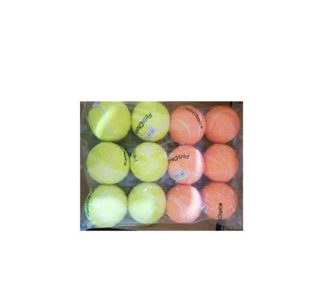 Pets Choice - Squeaky Tennis Ball Dog Toy 12's