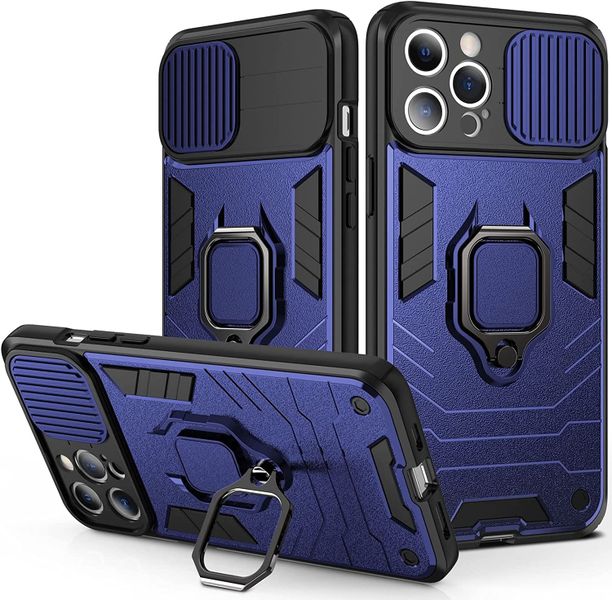Sliding Camera Case for iPhone 13 Pro Max, kickstand Shockproof Armor 02