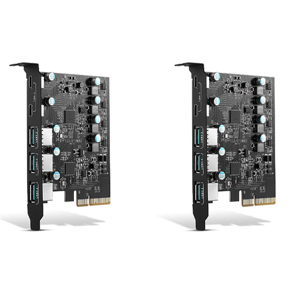 Pcie To Usb 3 2 Gen 2 Card With 10Gbps Bandwidth 5-Port