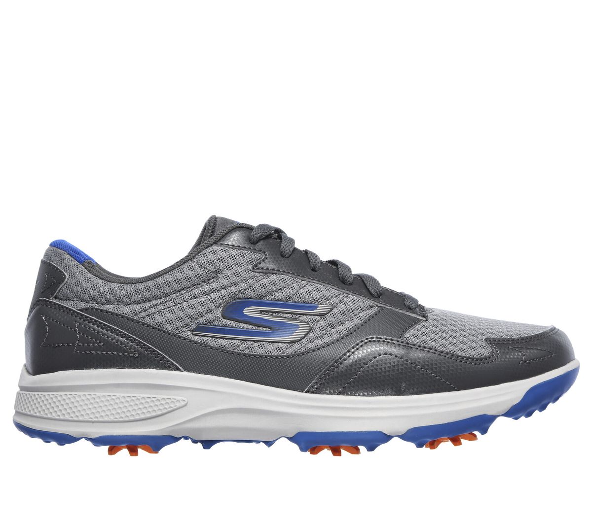 Skechers Go Golf Torque Sport Men's Shoes - Charcoal/Blue - 54557/CCBL ...