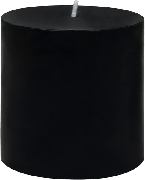 Black Unscented Candles