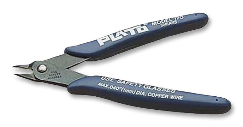 Plato (170) Cable Cutter, 1mm Capacity, Copper Wire, Flush Blade Edge