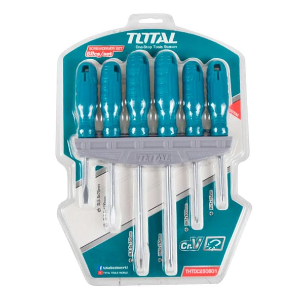 Total Tools - 6 Pieces Screwdriver Set