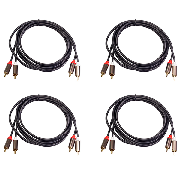 2Rca To 2 Rca Coaxial Audio Cable 3 5 Jack Stereo Rca Audio Cord 1M