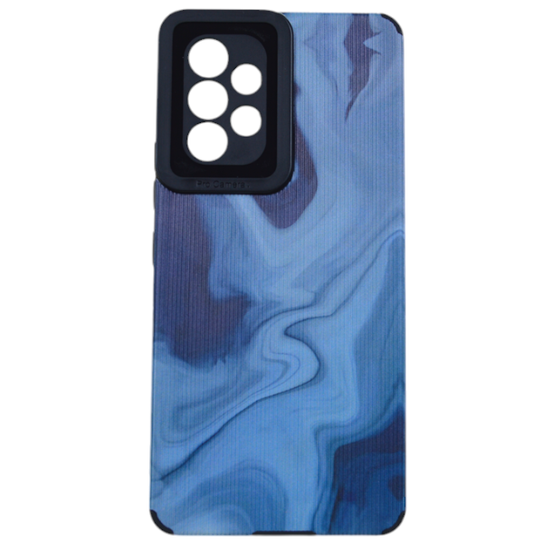 High Quality Tie-Dye Pattern Phone Case For Samsung Galaxy A53 - Blue