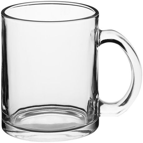 Clear glass outlet cups mugs