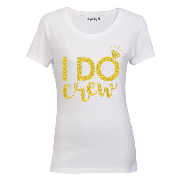 Glitter Gold - Ladies - T-Shirt - White image