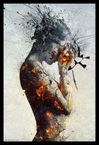 Mario Sanchez - Deliberation Poster with Black Frame
