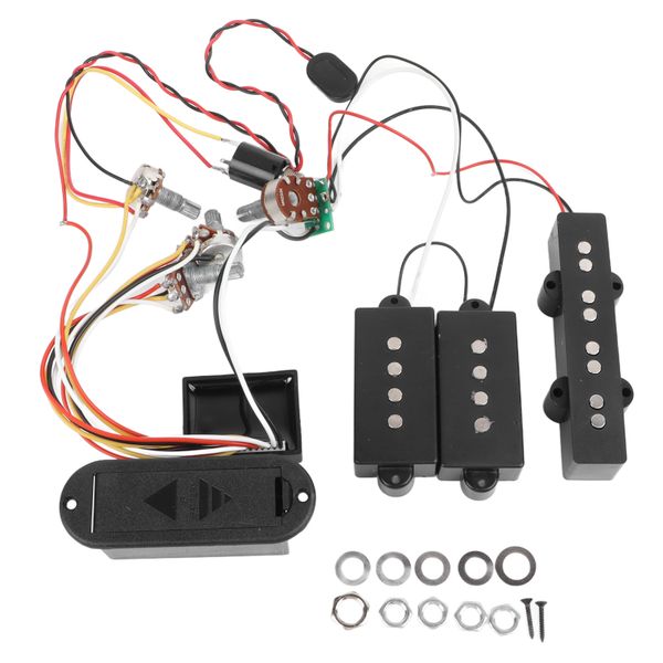 Electric Bass Pickup with Preamp