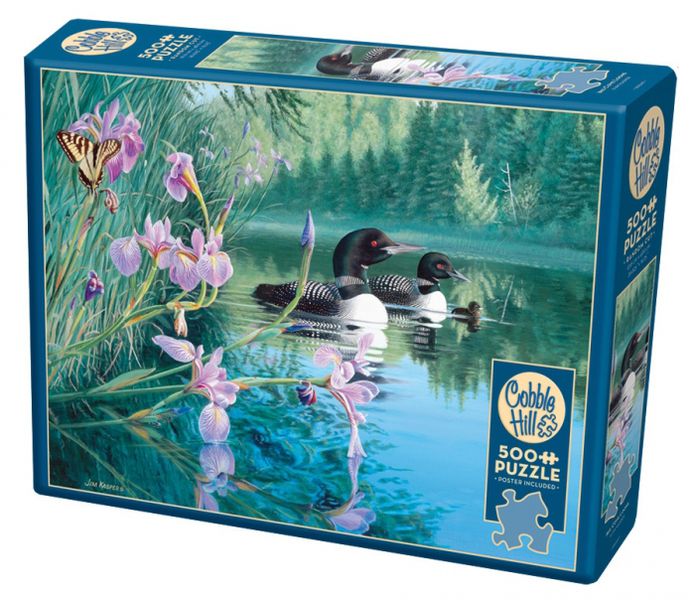 Iris Cove Loons - 500 Piece Adult Jigsaw Puzzle