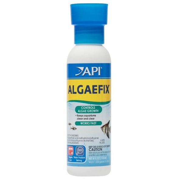 API AlgaeFix Controls Algae Growth in Freshwater Aquariums 118ml